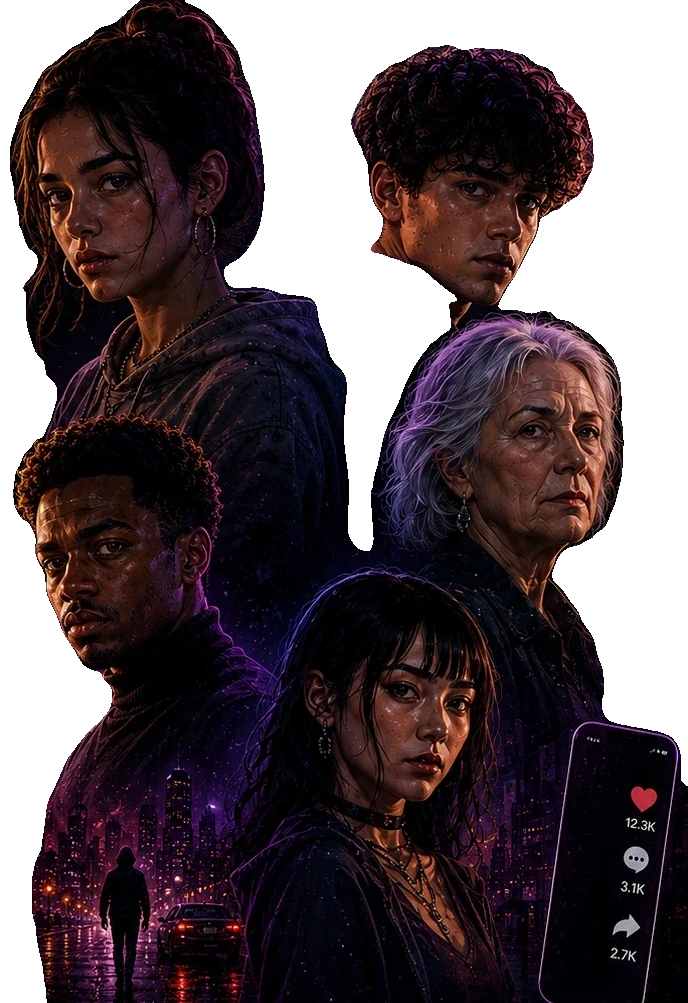 Micro-drama characters generated with VerticalClap